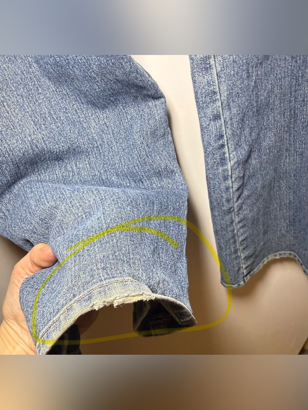 Vintage Z Cavaricci Bootcut Light Wash Blue Denim Jeans Size 14 - Picture 8 of 8